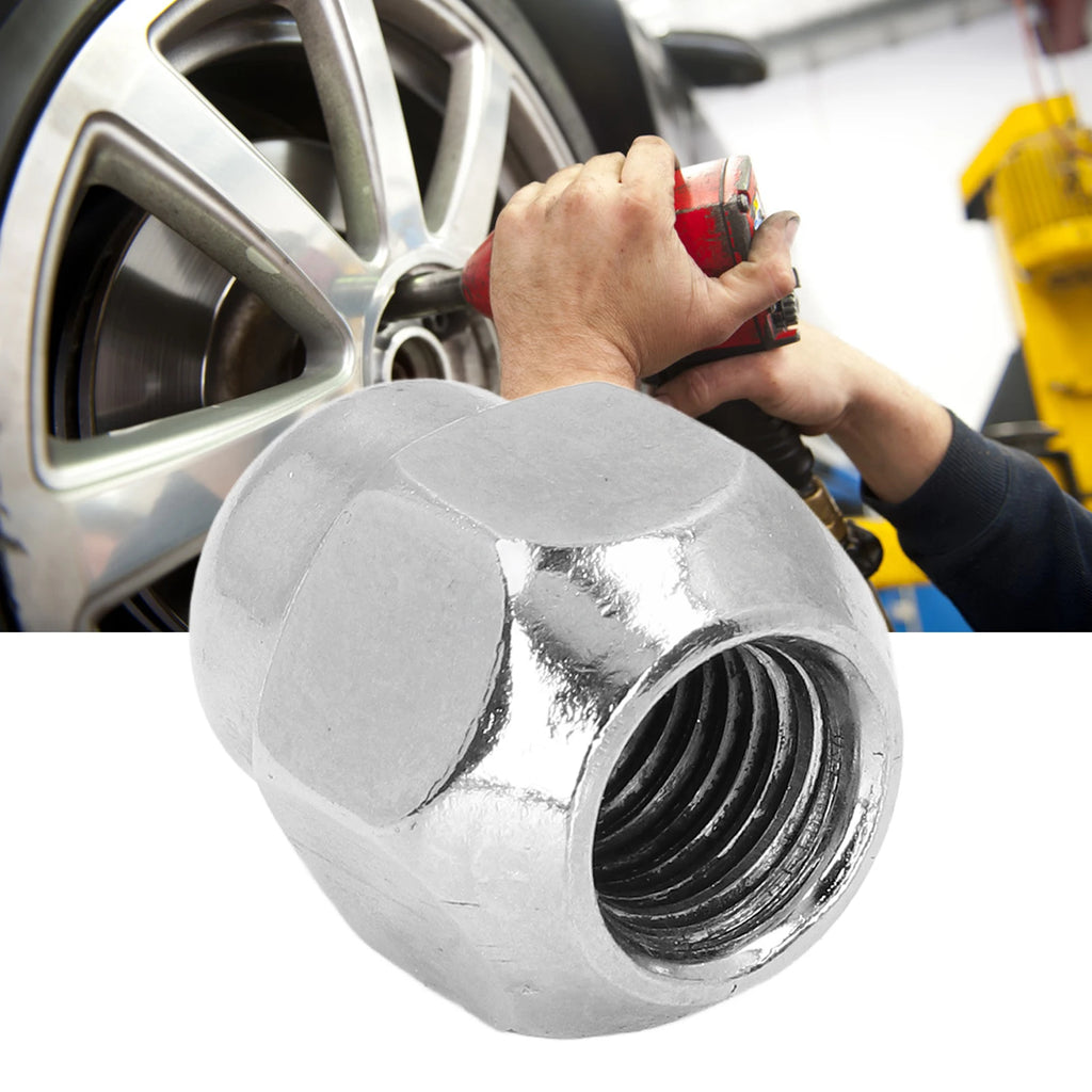 M12x1.5 Lug Nut M12x1.5 Wheel Lug Nut Steel Bulge Acorn Lug Nuts Replacement for Sonata 1993‑2019 Qme