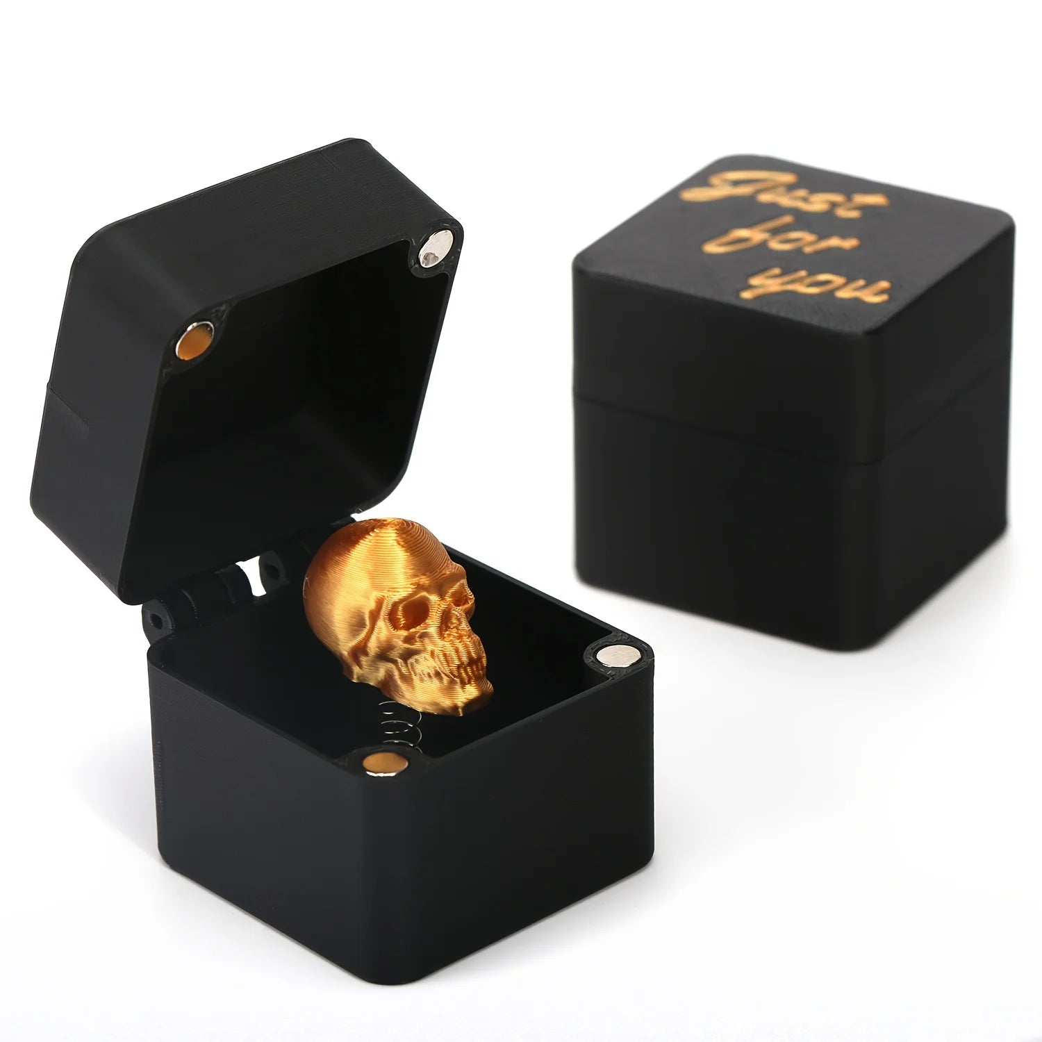 3D Printed Middle Finger Surprise Box Perfect Prank Novel Statue Qme Skull 2pcs