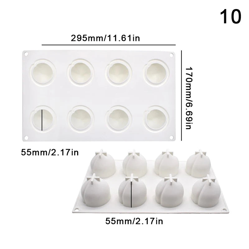 Pineapple Pear Peach Fruit Series Cake Silicone Mold Mango Orange Qme 10
