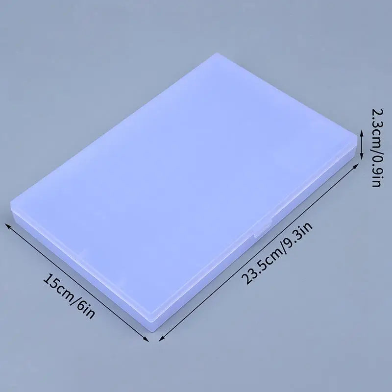Multislot Pen Storage Box Hard Plastic Stationery Display Holder Qme