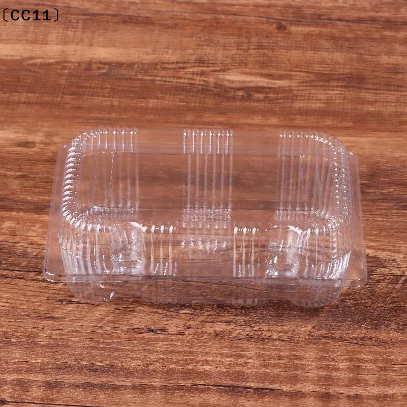 10 50 Multipurpose Clear Plastic Boxes Disposable Containers Bakery Qme