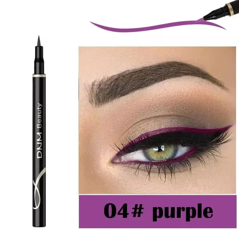 Pearlescent Eyeliner Stick Pen Glitter Eyes Shadow Waterproof Shimmer Eye Liner Pen Shiny High-gloss Cosmetics Beauty Make Up Qme style2-04