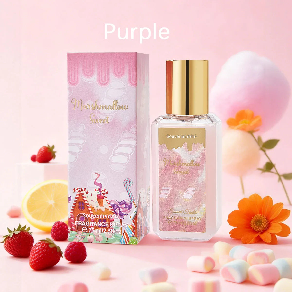 Sweet Fragrance Spray Durable Formula Charming Ideal Holiday Girls Qme Purple