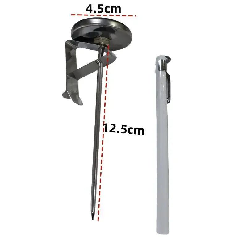 Mechanical Dial F/C Kitchen Thermometer Probe Temperature Gage Food Milk Coffee Thermometer ﻿ Qme