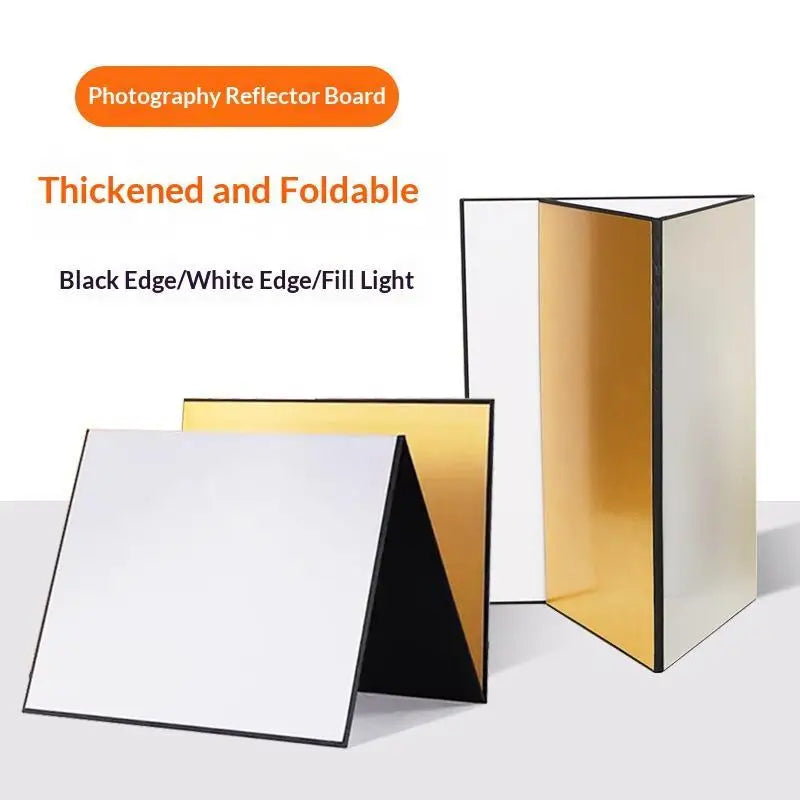 3-in-1 Photography Reflector Board Foldable Cardboard Paperboard Qme