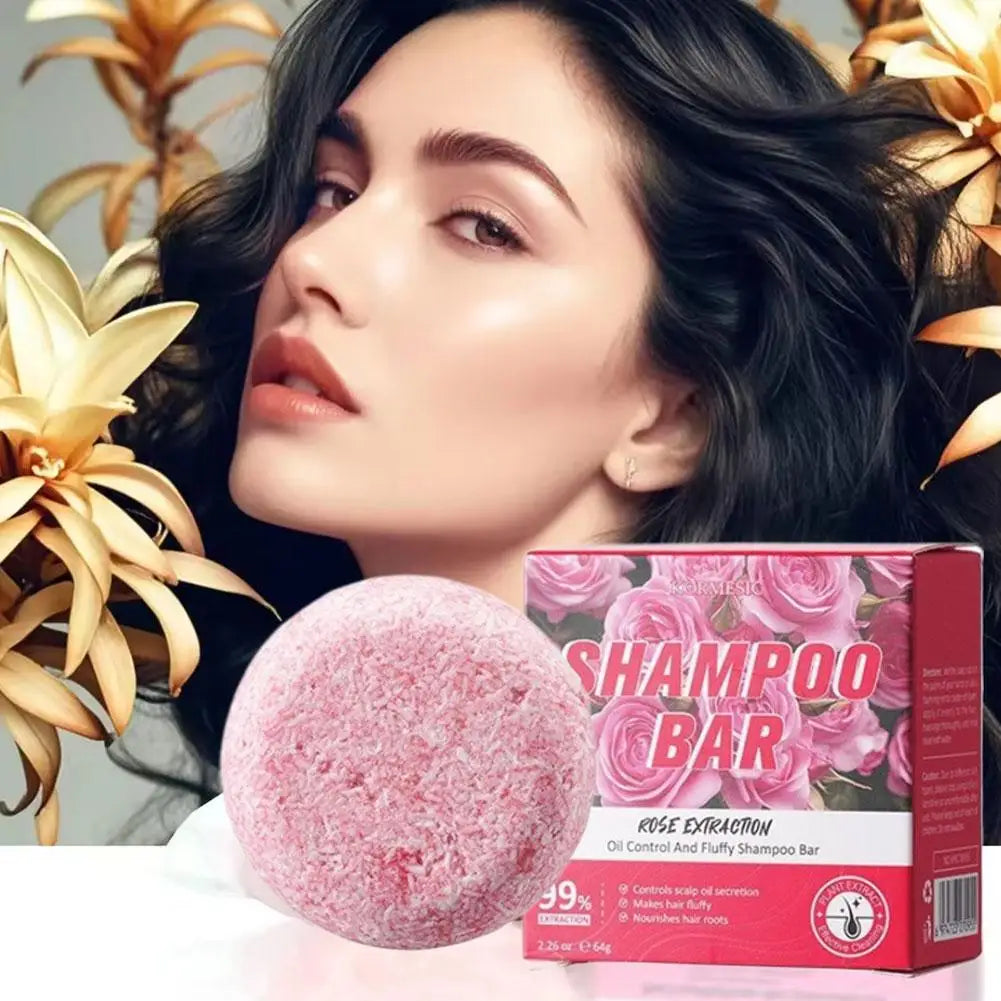 Herbal Essences Shampoo Rose Oil Solid Hair Smoothing Shiny Vitamin E Qme
