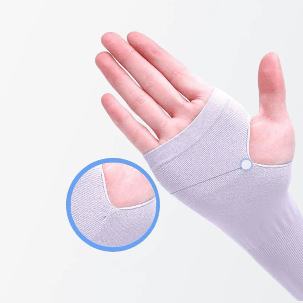 Golf Cute Avocado Driving Fruit Strawberry Sun UV Protection Ice Silk sleeve Arm Sleeves Cooling Sleeves Qme
