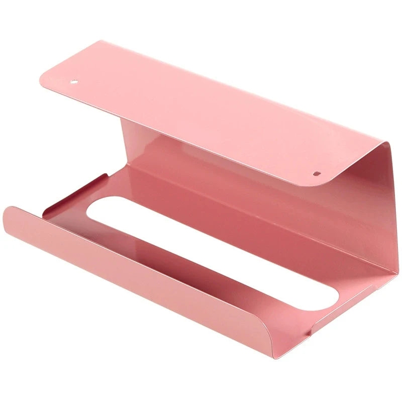 Under Cabinet Holder Paper Towel Kitchen Iron Material Tissue Box Qme A1