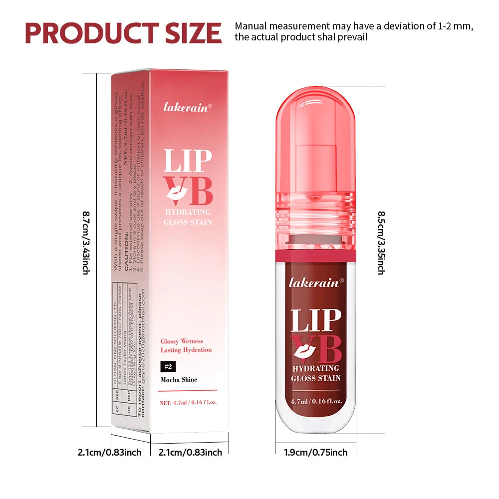 Vitamin B Moisturizing Gloss Lip Glaze Stain Qme