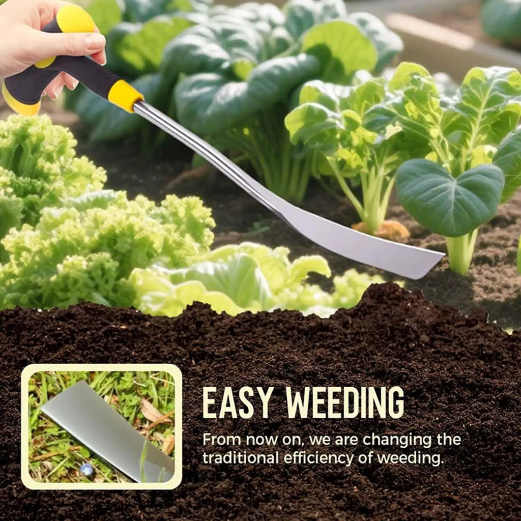 Grass Puller Tool Manual Removal Handle Heavy Duty Uprooting Weeding Qme