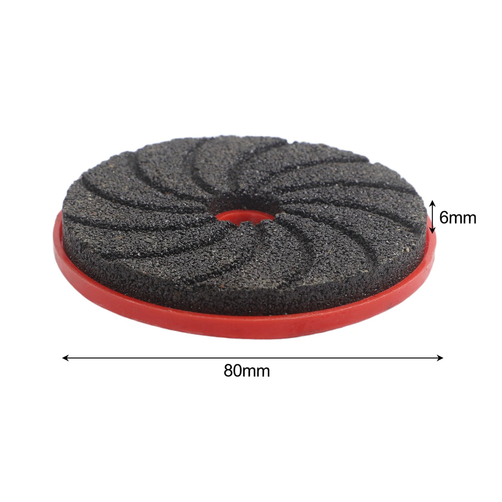 3Pcs/set Polished Wafer Dis Grinding Polishing Pads Wet Dry Sanding Disc 50/100/200 Grit For Granite Marble Stone Ceramic Qme