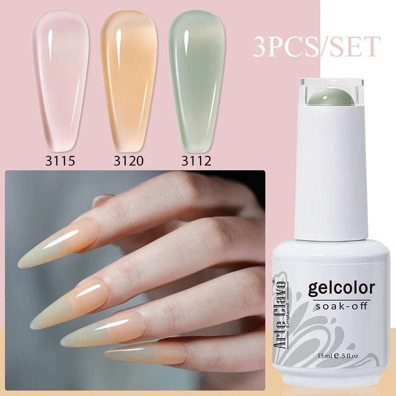 Arte Clavo Gel Nail Polish Art UV LED Manicure Long Lasting Soak Off
