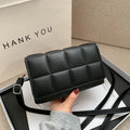 Large Square Women's Bag Premium Feel Popular Small Portable Qme black