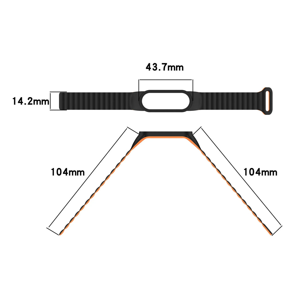 A Soft Breathable Double Section Gradient Nylon Loop Watchband for Redmi Watch 5/6 Xiaomi Watch 9/10 pro Daily Sport Accessory Qme