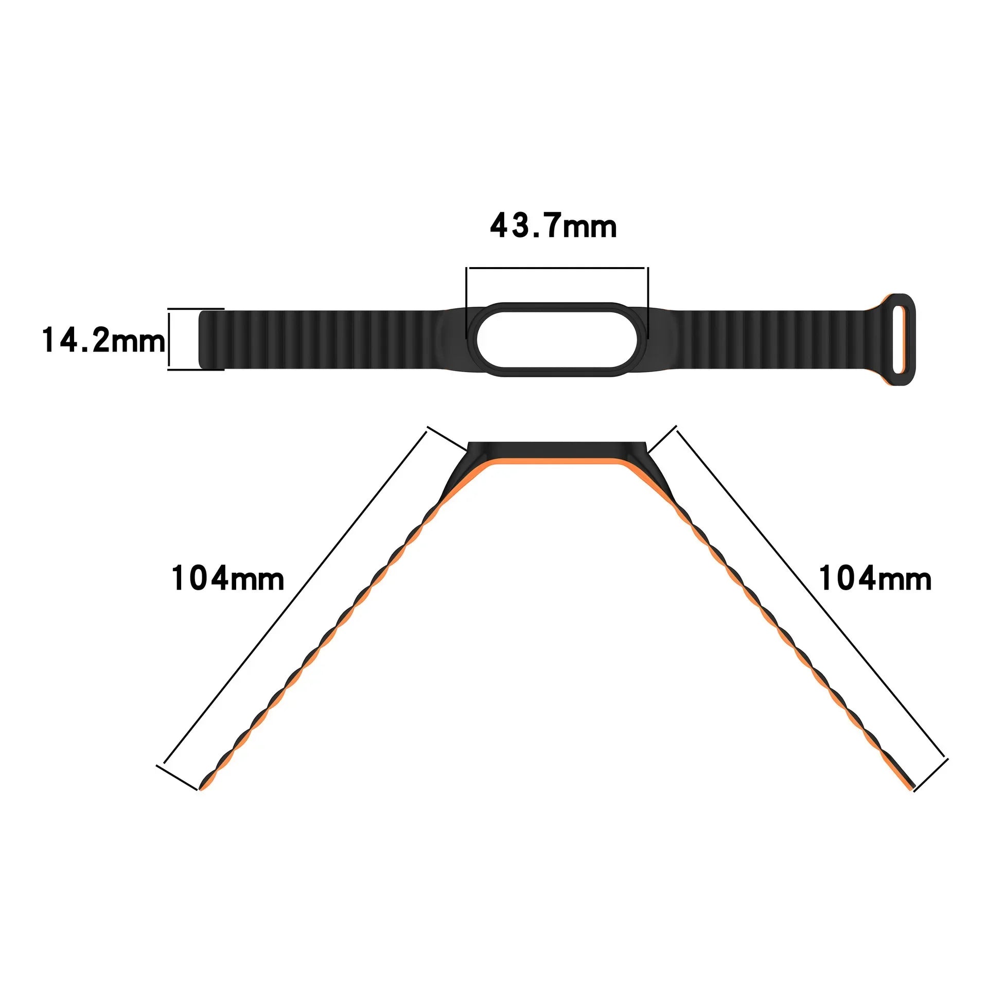 A Soft Breathable Double Section Gradient Nylon Loop Watchband for Redmi Watch 5/6 Xiaomi Watch 9/10 pro Daily Sport Accessory Qme
