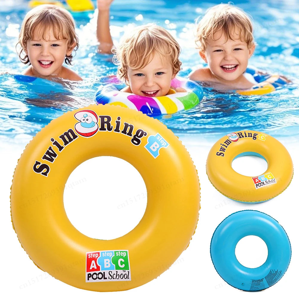 Inflatable Pool Float Swimming Ring for Kids Adults Water Play Swim Tube Swimming Circle Summer Beach Party Toys Qme