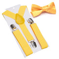 Suspenders Bowtie Kids Boy Girl Childrens Christmas Designer Qme Gold