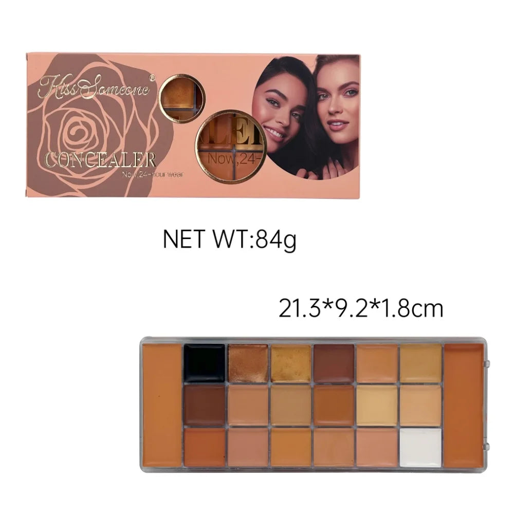 Concealer for Correction of All Skin Tones to Cover Scars and Spots, Waterproof and Long-Lasting Qme