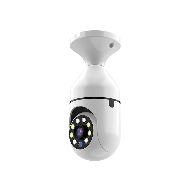 Bulb Surveillance Camera Full Night Vision Automatic Human Tracking Qme