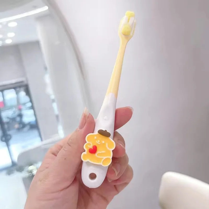 Hello Kitty Kuromi Soft-bristle Toothbrush Student Cartoon Jade Qme