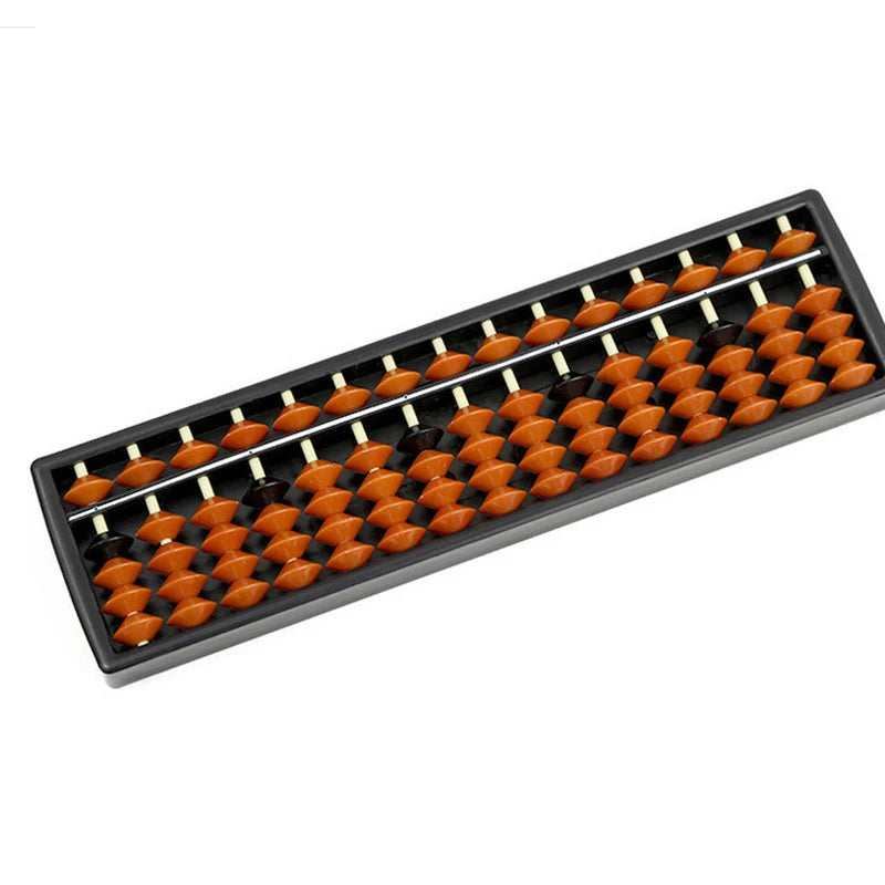 Portable Chinese 15 Digits Column Abacus Arithmetic Soroban Qme