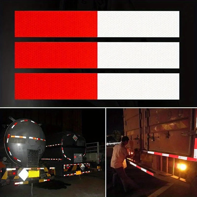 Car and truck seat belt warning night lights, trailer stickers Qme