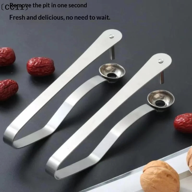 Stainless Steel Jujube Corer Labor Saving Fast Pit Removal Fruits Qme