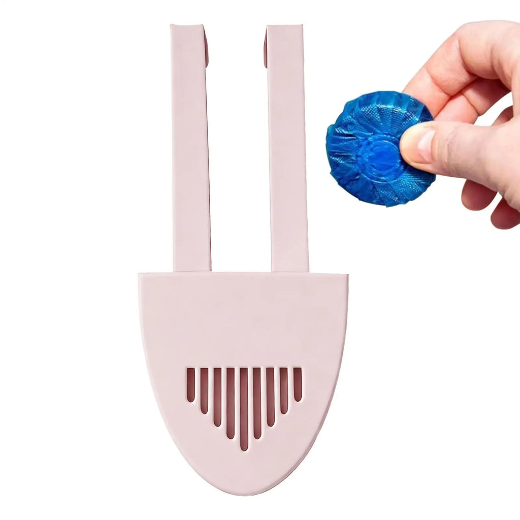 Toilet Tank Cleaner Tablet Holder Anti-Slip Stable Suspending Toilet Cleaning Tablet Holder for Bathroom Dorm Apartment Home RV Qme