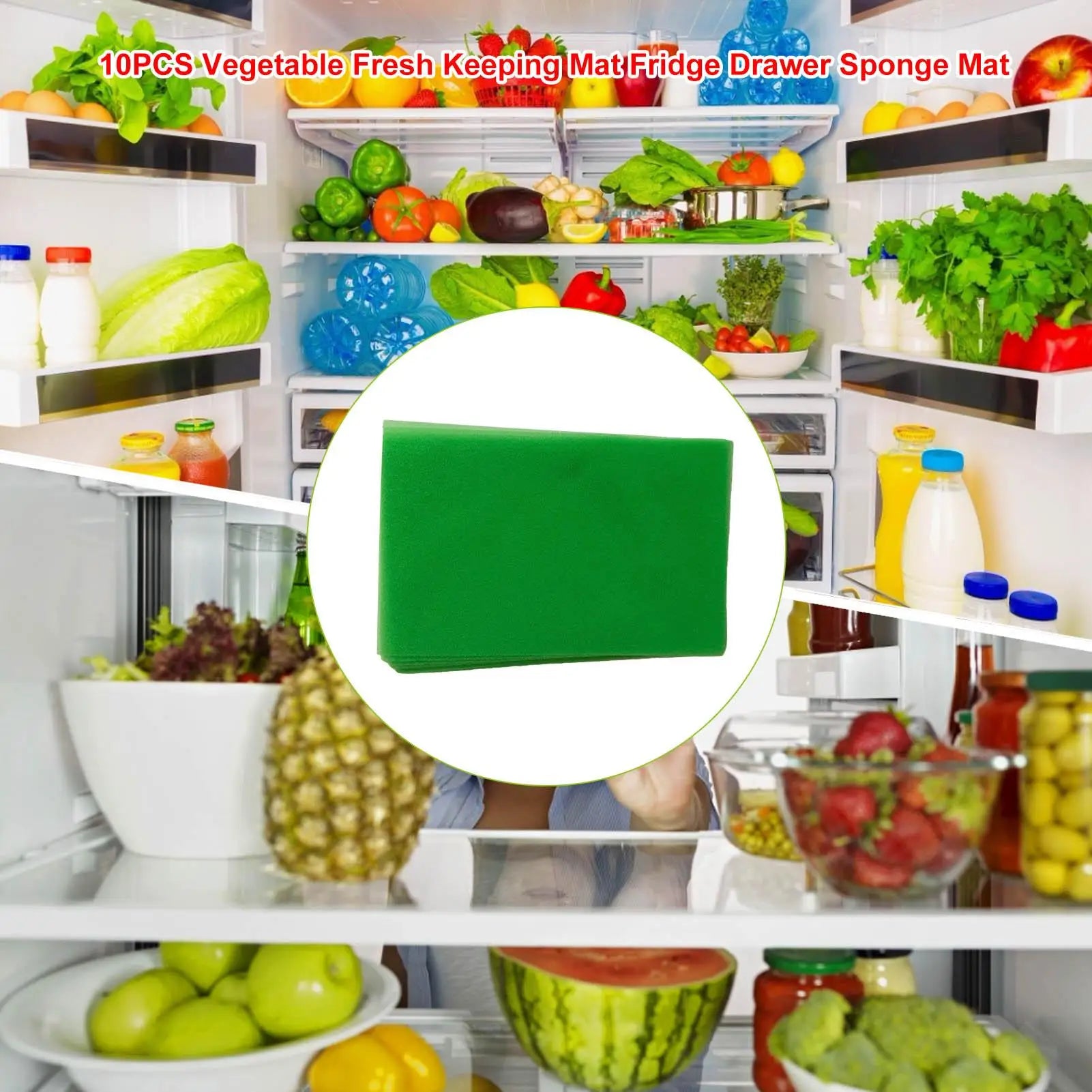Fridge Drawer Liners Washable Reusable Crisper Life Extender Liner 45 Qme