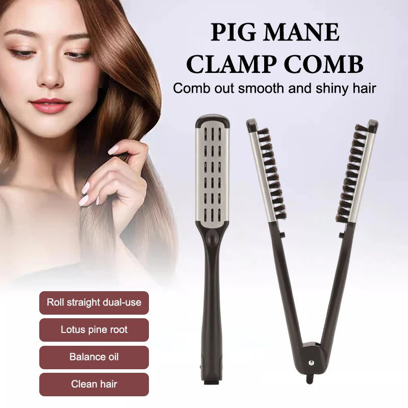 V Shape Comb Clamp Not Hurt Styling Tools DIY Hairdressing Qme