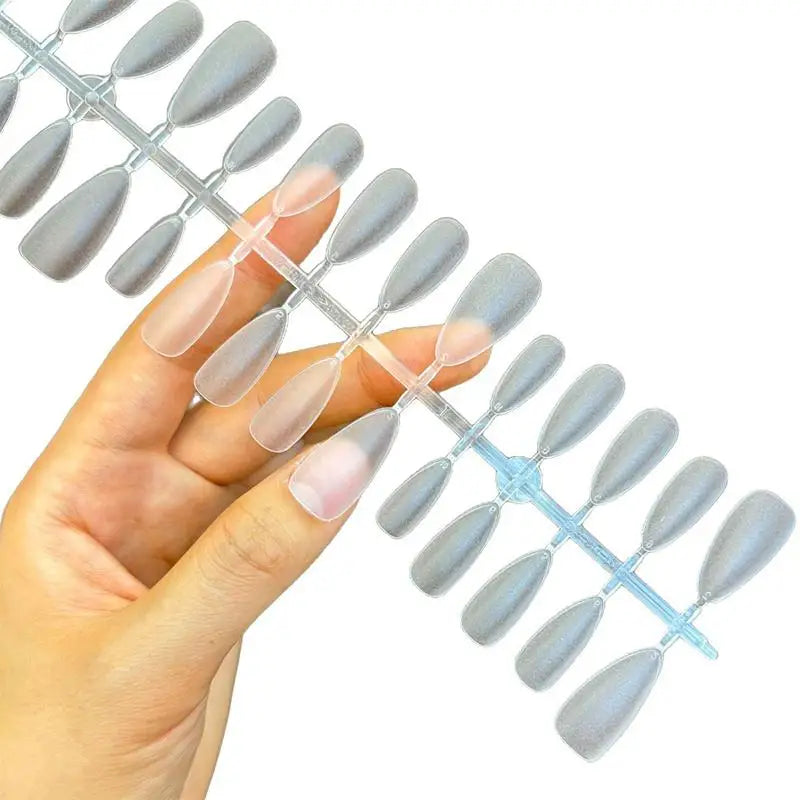 Nail Salon Matte False Tips Box Easy Wear Press Nails Home Manicure Qme
