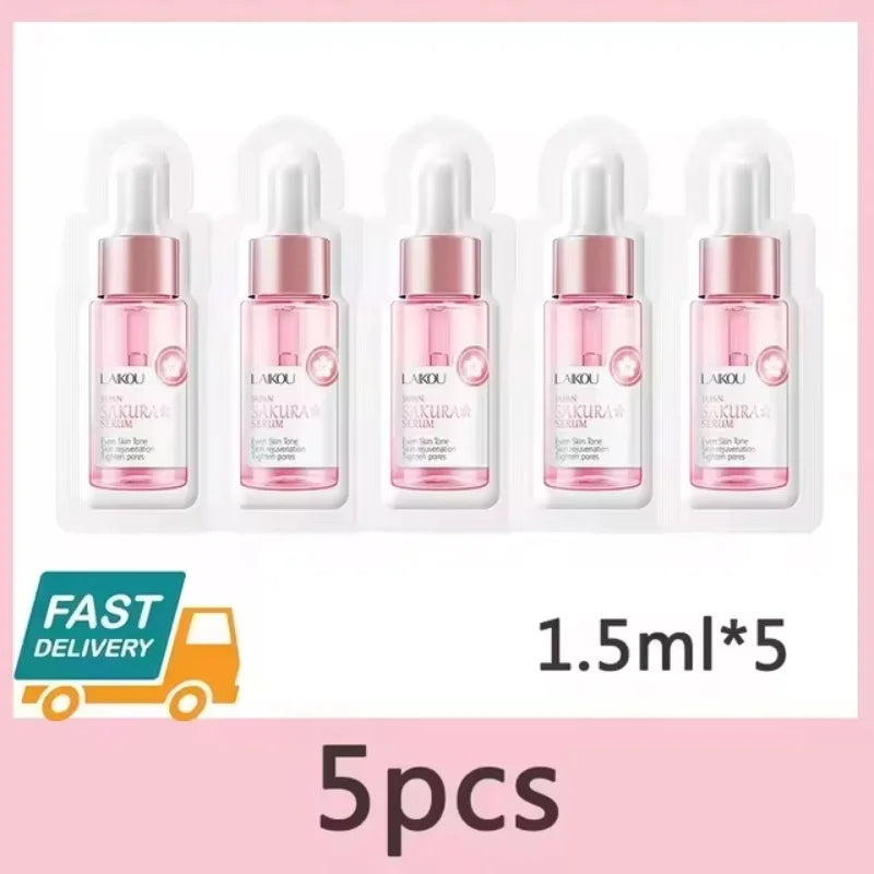 Turmeric Freckle Removing Whitening Essence Fade Pigmentation Melasma Dark Spots Corrector Repair Serum Korean Skin Care Qme 5pc--7.5ml