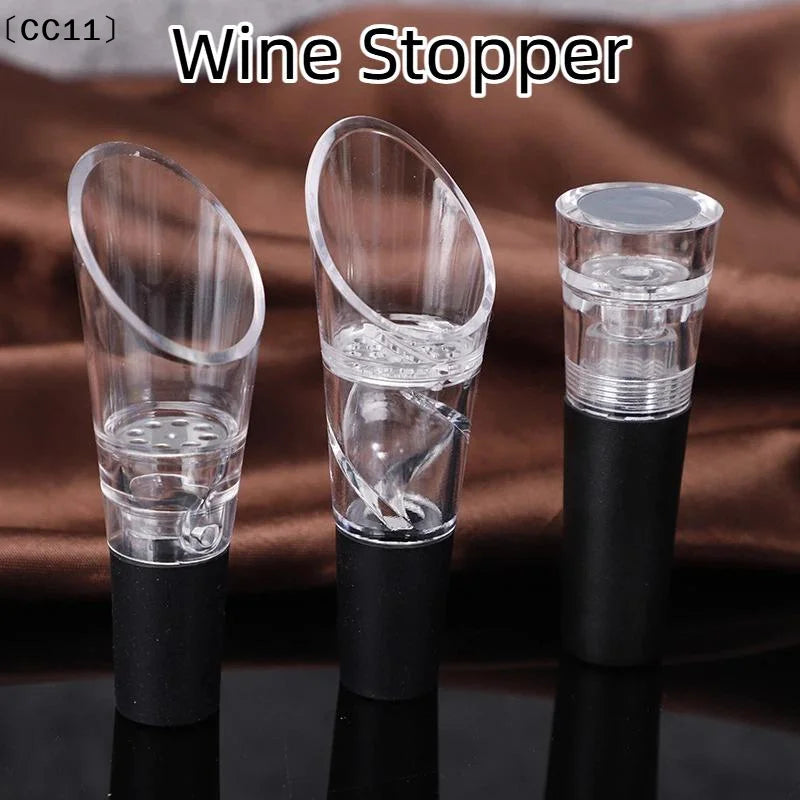 Wine Aerator Pourer Spout Vacuum Stopper Air Saver Pump Aerate Enjoy Qme