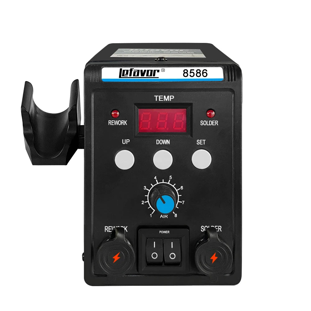 1 Digital Soldering Station Air Gun Solder Iron SMD BGA Rework Qme