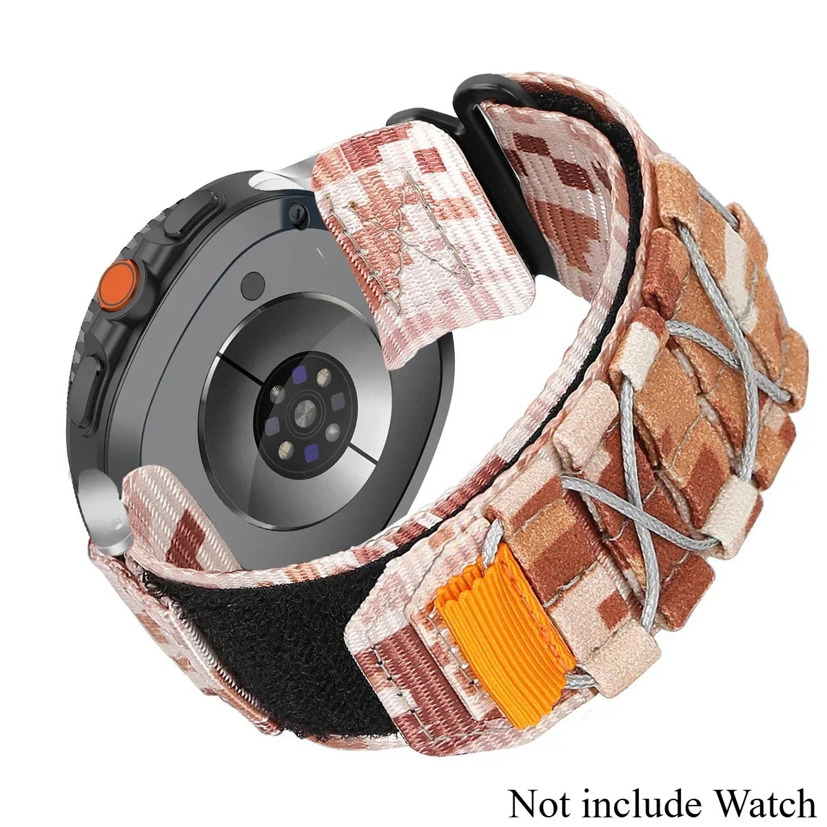 Nylon Strap for Samsung Galaxy Watch Ultra 2 No Gaps Quick Fit Band Sports Bracelet for Galaxy Watch 8 40 44/8classic Wristband Qme