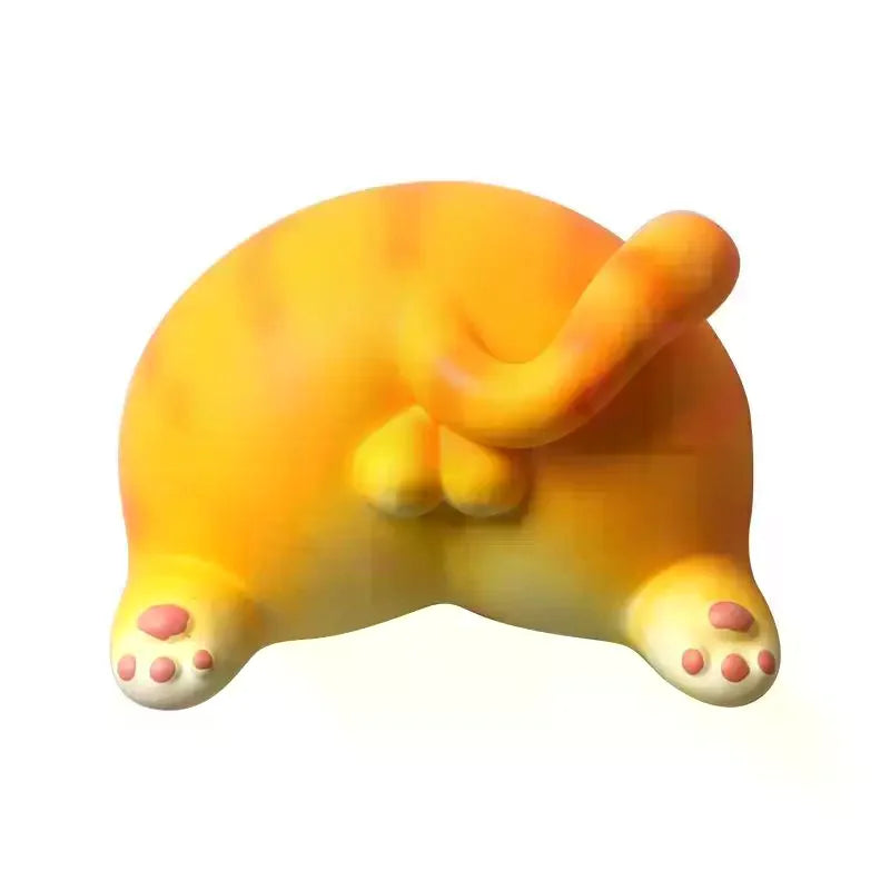 Cat Buttocks Refrigerator Magnets Cartoon Animal Photos Wall Cute Resin Magnets Car Refrigerator Decoration Accessories Qme