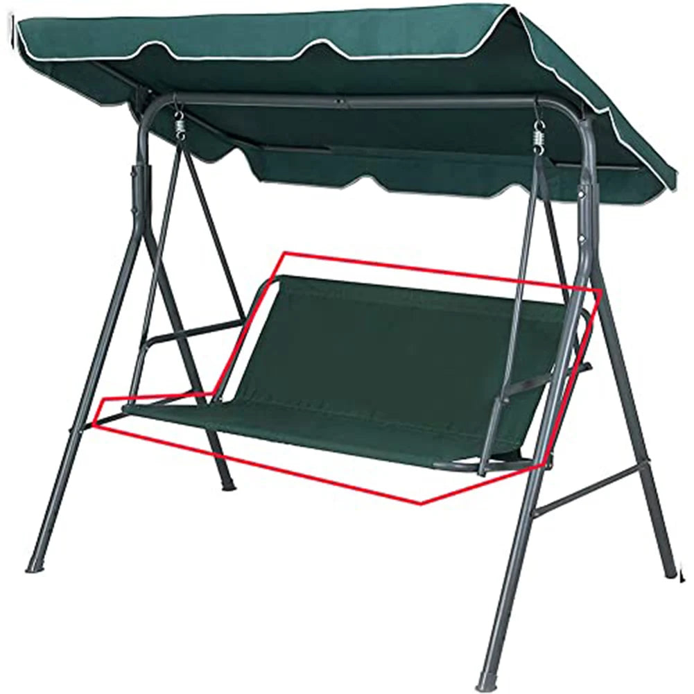 1PC Outdoor Swing Chair Awning Waterproof Seat Cover Garden Swing Seat Cover Outdoor Swing Chair Replacement Swing Covers Qme dark green