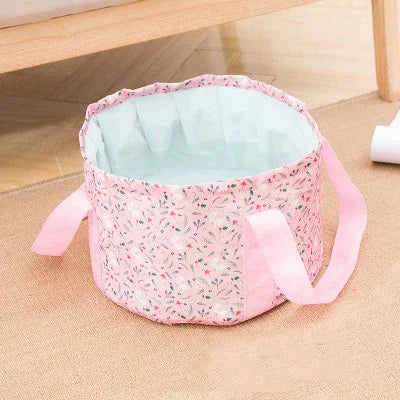 Portable Foldable Basin Travel Camping Wash Tub Fishing Bucket Qme CF084-1
