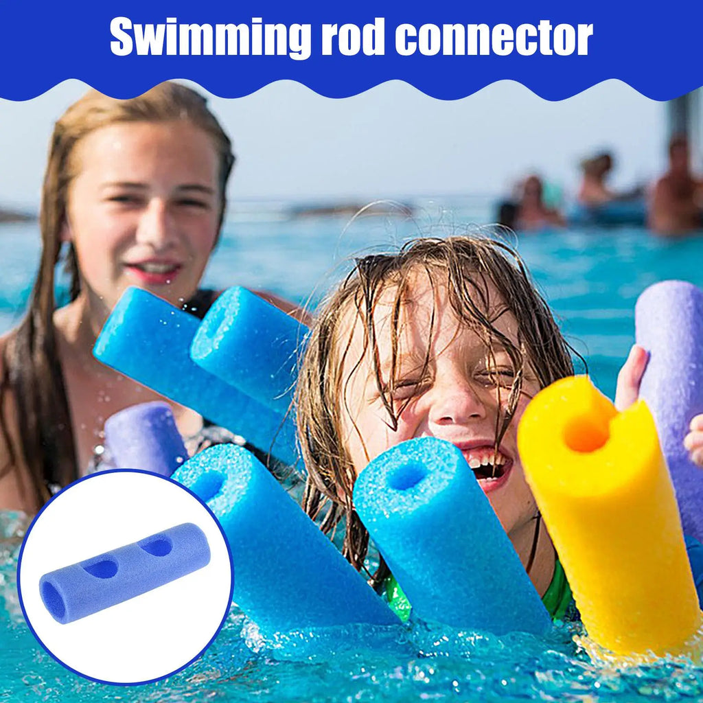 Foam Noodle Connectors Swimming Noodle Holed Connector Swimming Stick-holed Connector For Train Casual Or Floating Bed Qme