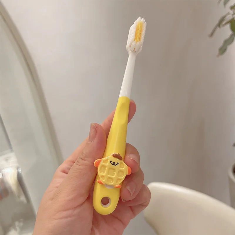 Hello Kitty Kuromi Cookie Soft-bristle Toothbrush Gum Tooth Care Qme 2