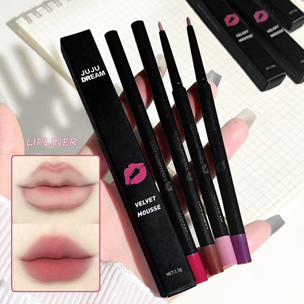 Lip Liner Brush Pencil One-piece Outline Three-dimensional Full Shape Qme