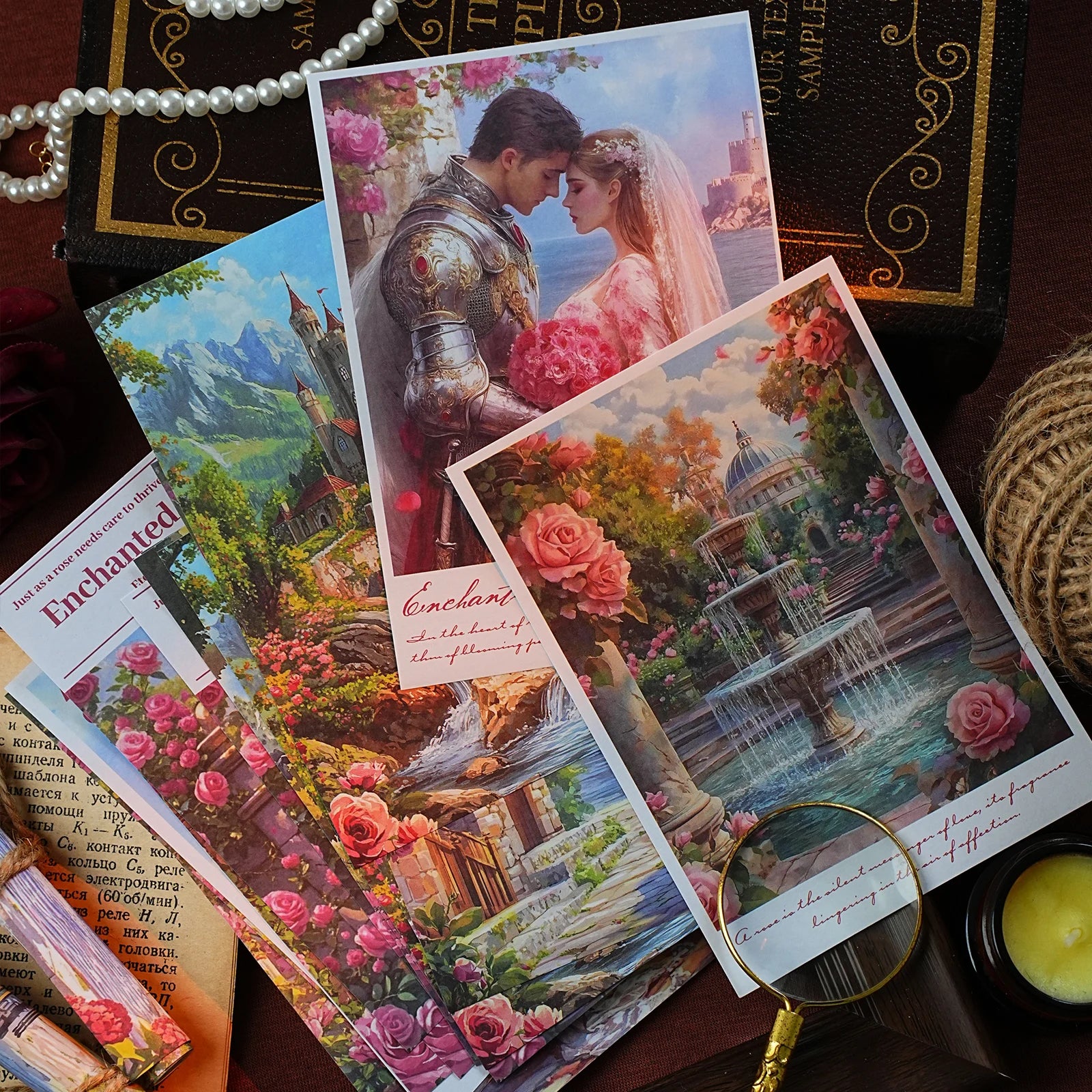 20 sheet Four Seasons Landscape material paper Decor Diary Album Scrapbooking material Background paper junk journal supplies Qme