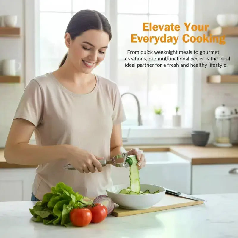 1/5Pcs Vegetable Slicer 2in1 Stainless Steel Potato Cucumber Carrot Grater Peeler Vegetables Fruit Peeler Kitchen Tool Qme