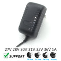 27V 28V 30V 31V 32V 36V 1A Sweeping Robot Speaker Audio Vacuum Cleaner Power Adapter DC 5.5*2.1MM Qme EU PLUG 32V