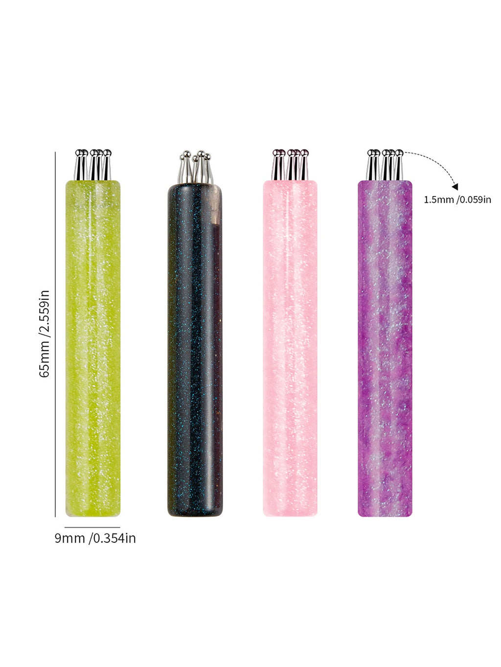 Bright Simple Quick Flower Painting Dotting Nail Art Tool Penneed Doh Qme