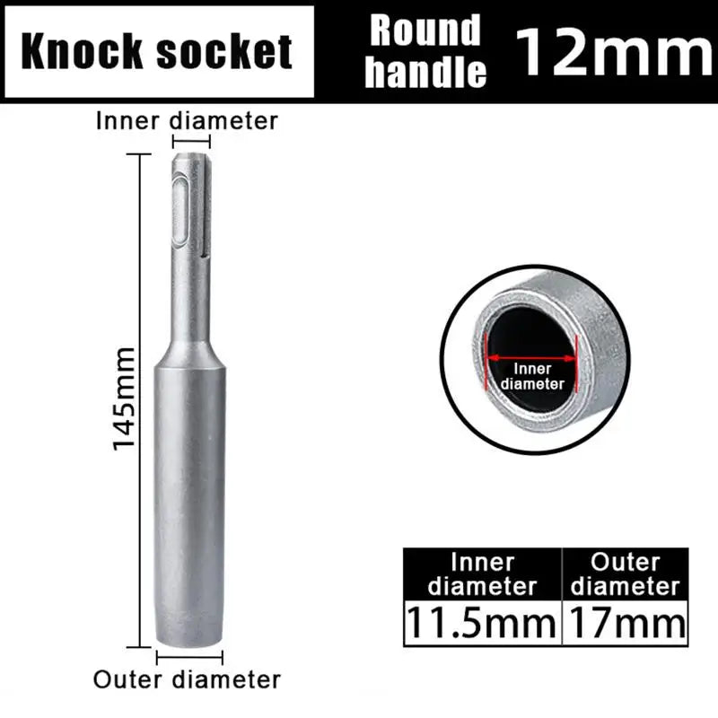 Ground Rod Driver Earth 8 10 12 16 Heavy Duty Durable Hardened Steel Qme 12mm