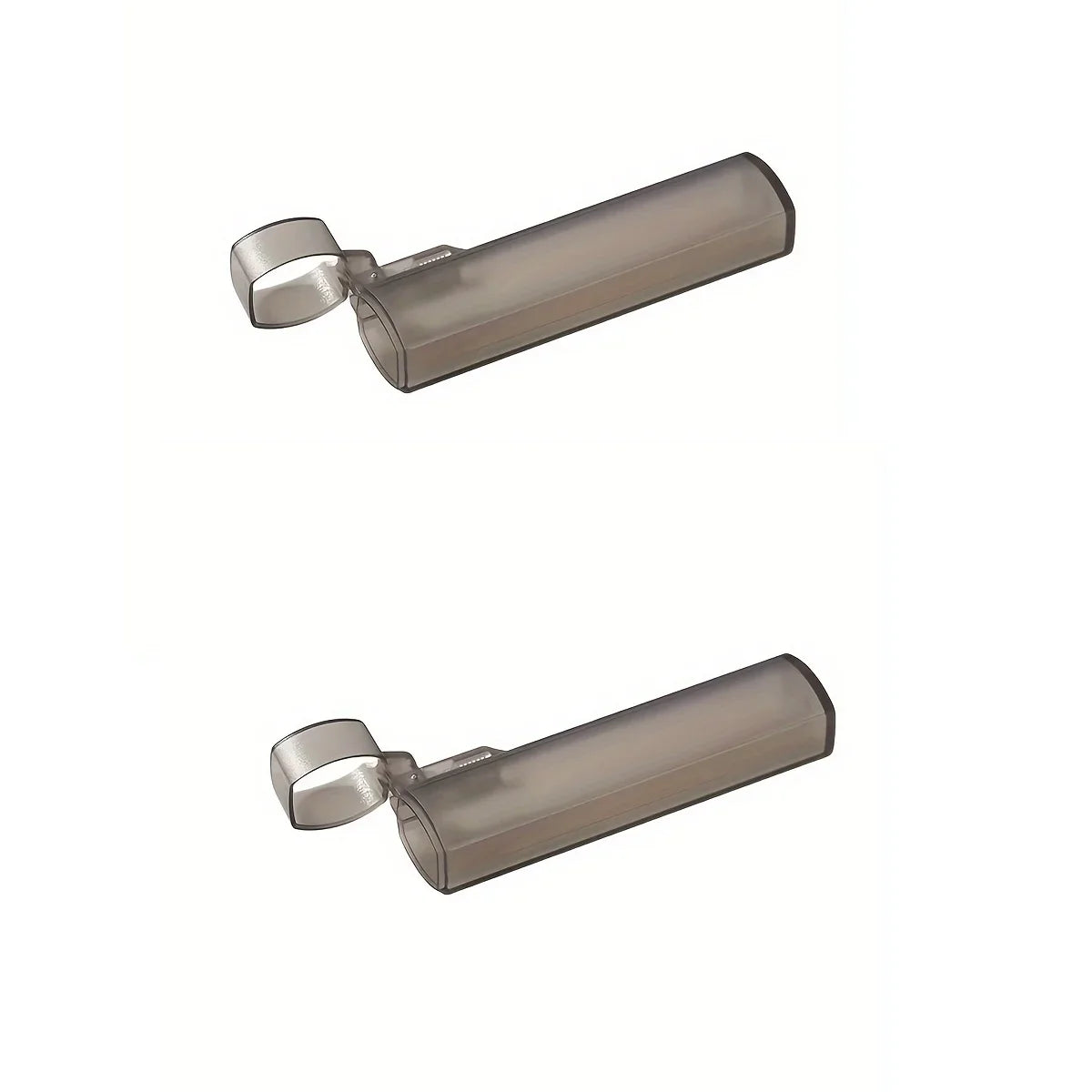 Portable Plastic Toothpick Case - Clear Toothpick Holder for Outdoor Travel, Kitchen, and Restaurant Supplies Qme 2pcs