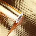 Kitchen Oil-proof Waterproof Stickers Aluminum Foil Stove Cabinet Qme Golden glazed 10mx40cm