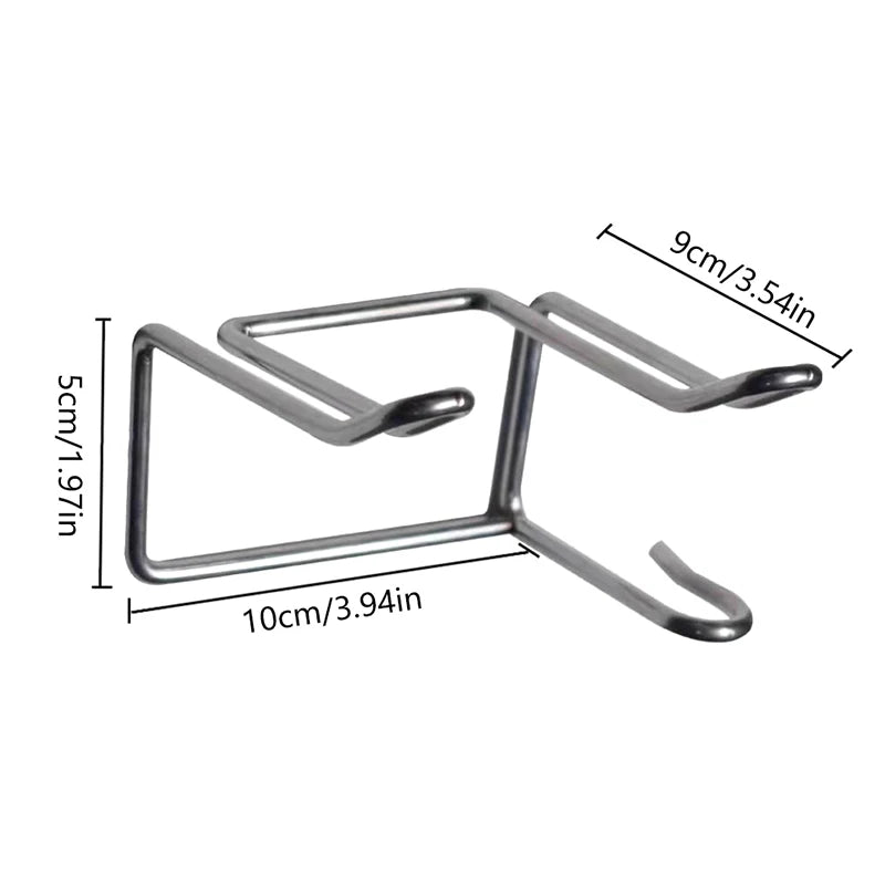 Wall Mounted Self-adhesive No Punching Easy Install Stainless Steel Qme