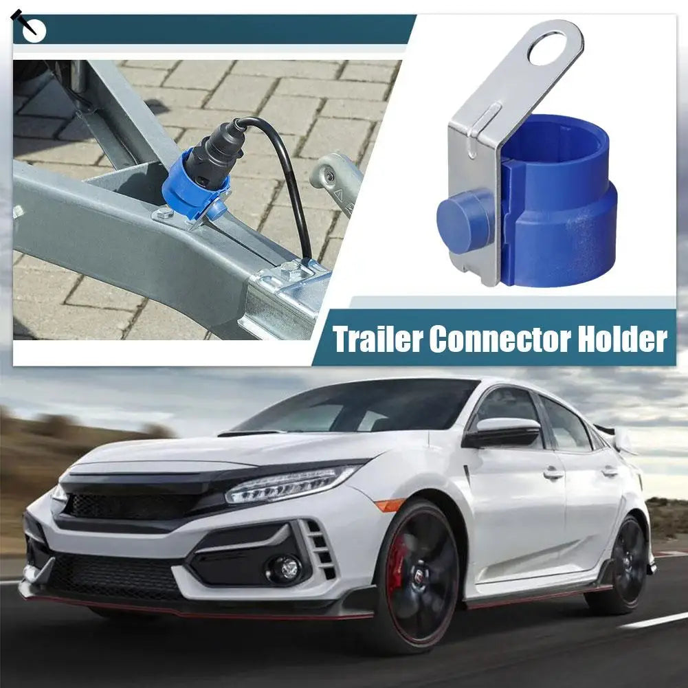NEW Parking Cover Trailer Plug Holder For 7 And 13 Pin Trailer Plugs Connector Fixer Bracket For Trailer RV Truck Accessories Qme